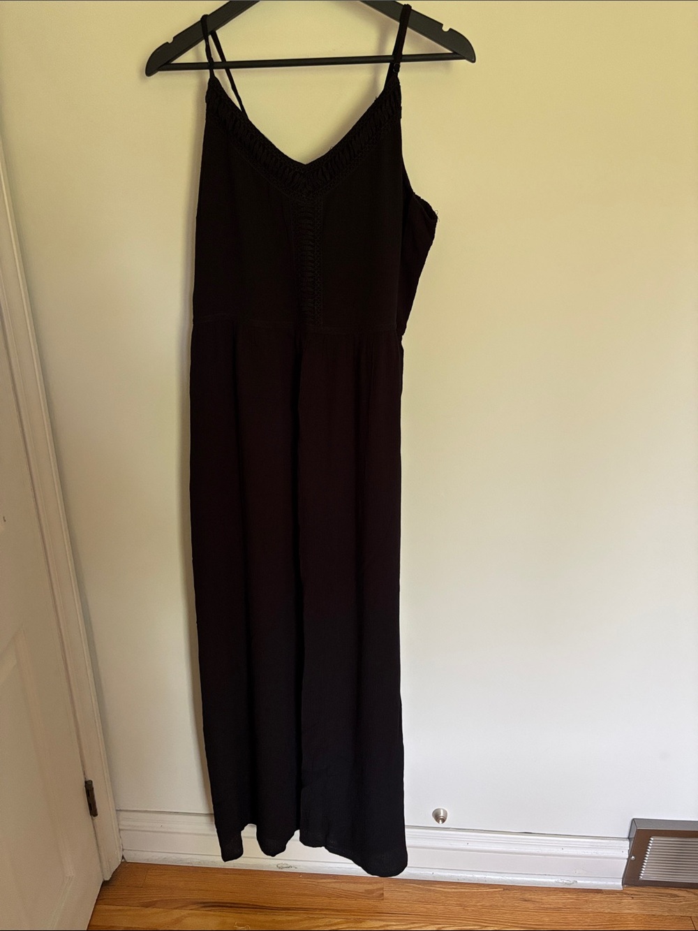 Reitmans plus Size Black Smocked Maxi-Dress (XXL)